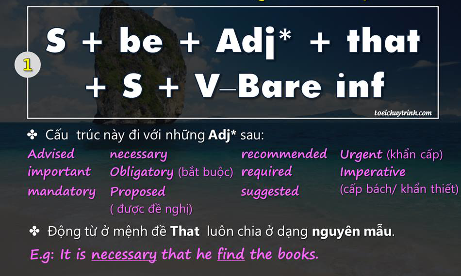 Cấu trúc câu giả định dùng với Tính từ