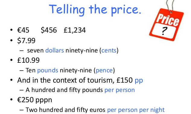 Hỏi, đáp về giá tiền trong tiếng Anh