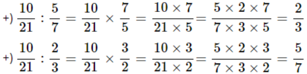phép chia phân số lớp 5