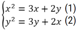 bài toán giải hệ phương trình lớp 9