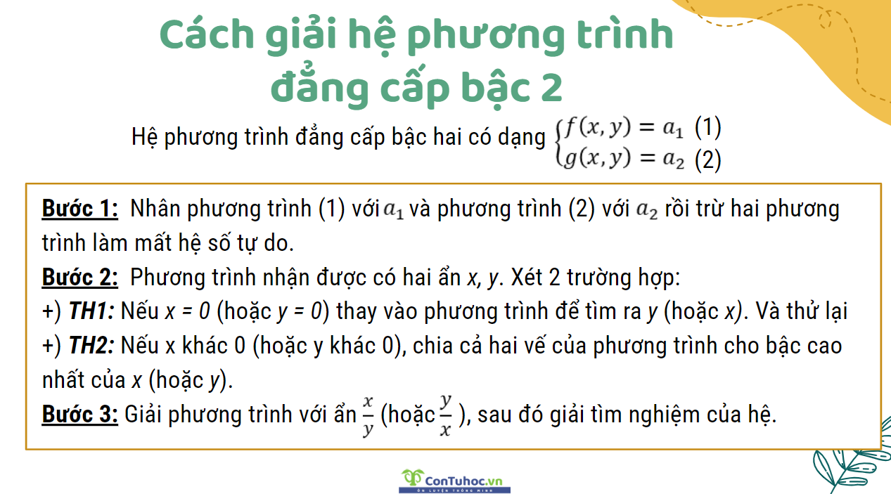 bài toán giải hệ phương trình lớp 9