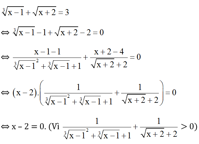 phương pháp sử dụng biểu thức liên hợp