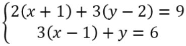 bài toán giải hệ phương trình lớp 9