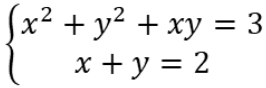 bài toán giải hệ phương trình lớp 9