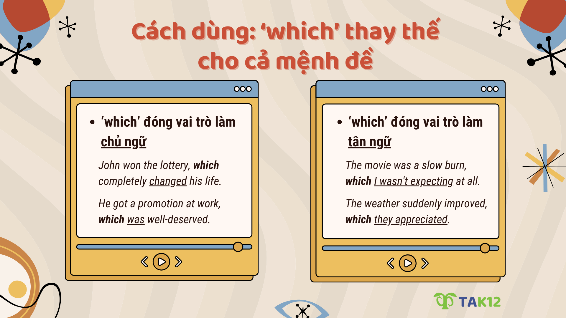 Cách dùng của đại từ ‘which’ khi thay thế cho cả mệnh đề