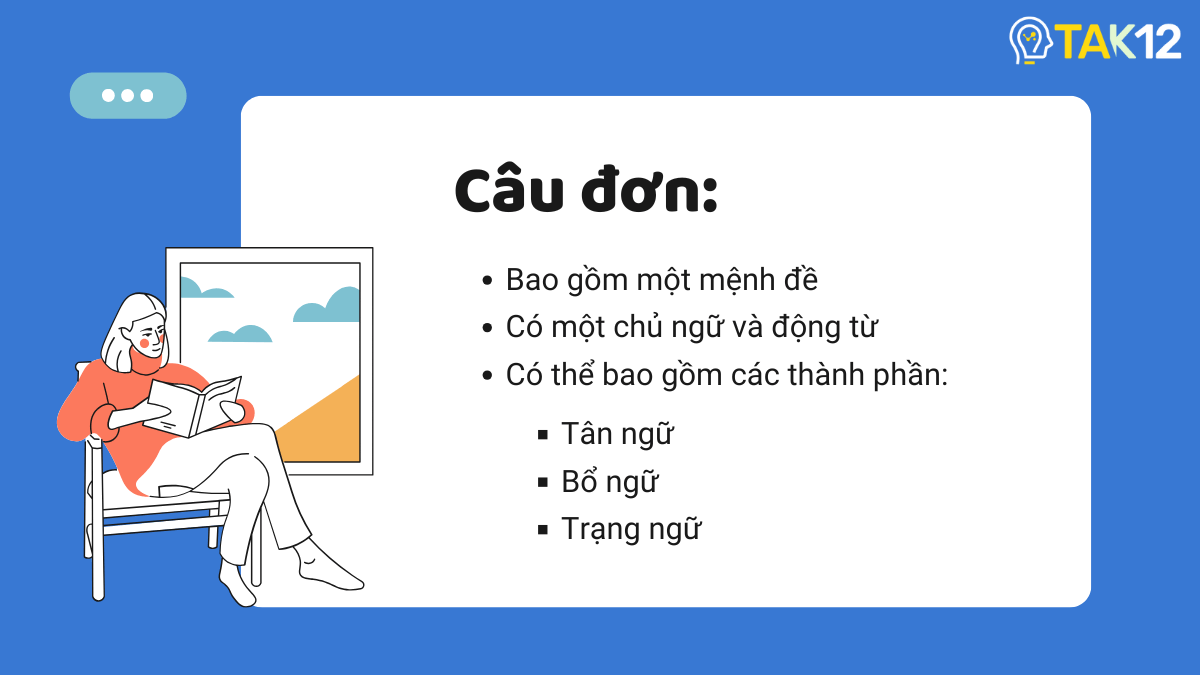 Cấu trúc câu đơn