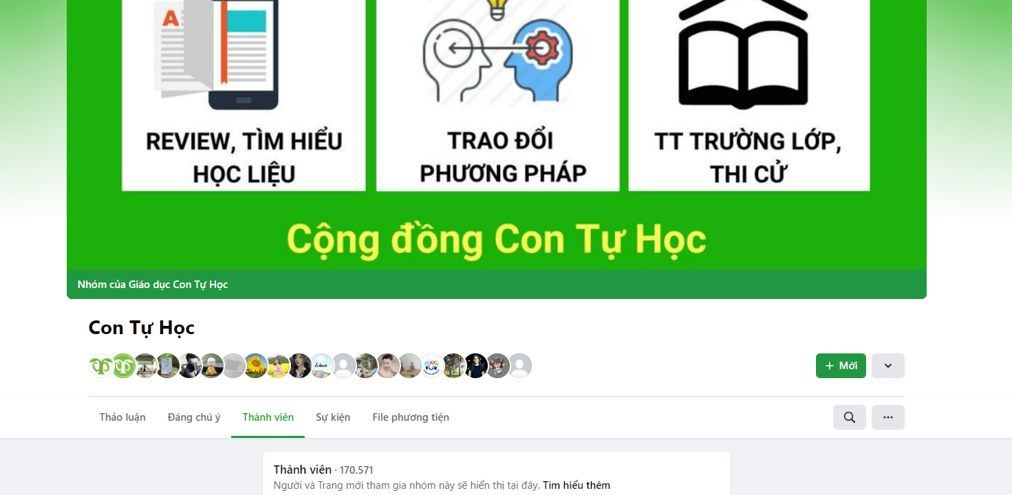 con tự học