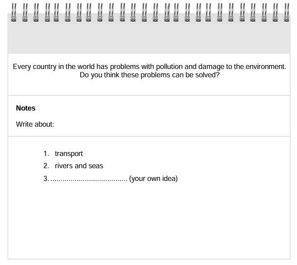 Đề thi FCE Writing Part 1