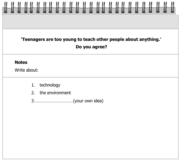 Đề thi FCE Writing Part 1
