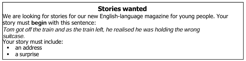 Đề thi FCE Writing Part 2