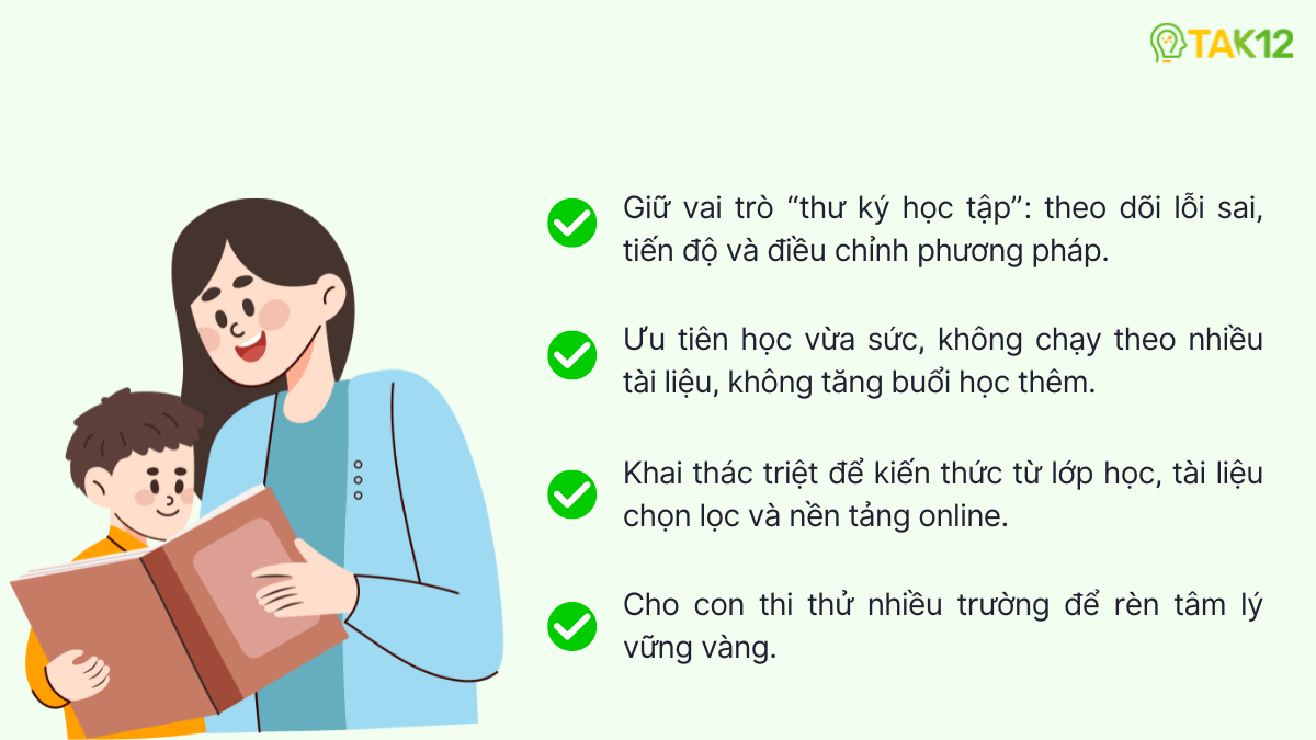 Kinh nghiệm đồng hành cùng con thi vào 6
