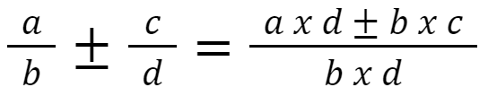 Phép cộng, phép trừ hai phân số khác mẫu số