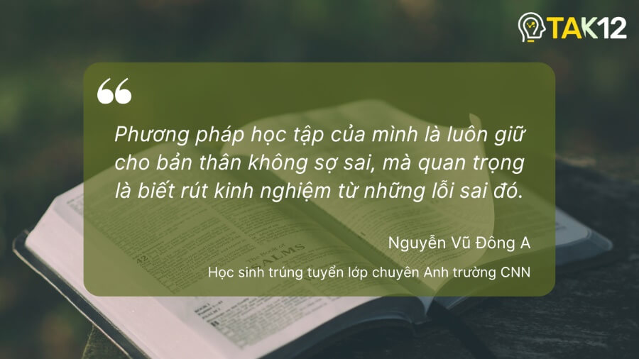 phương pháp học của Đông A